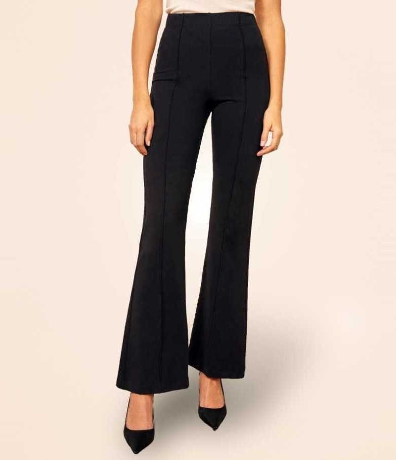 MOOSTA High Waist Flare Leg Pants