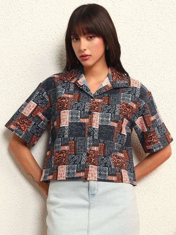 Women Multicolor Printed Shirt