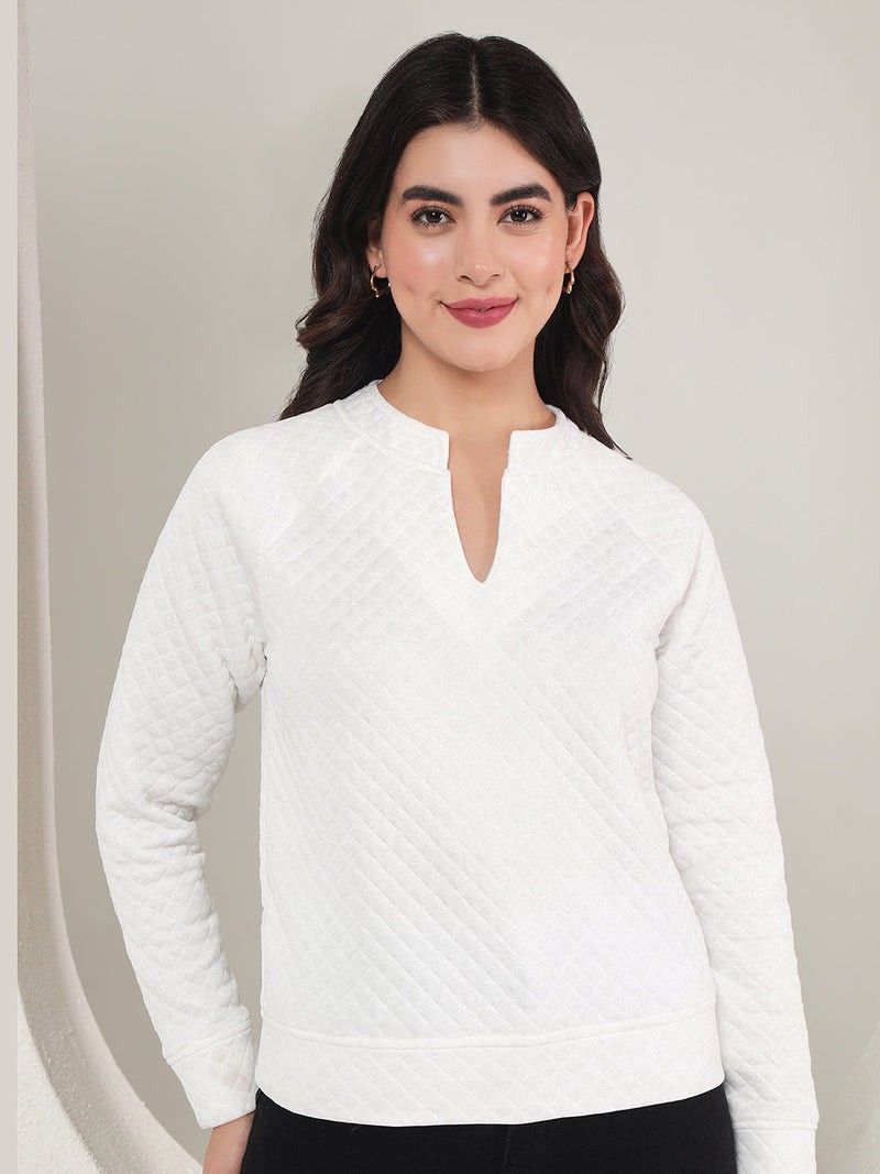 Full Sleeve Solid Sweatshirt